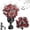 Red, variant on Clearance Under $3 Artificial Skeleton Hand Rose Pick Skeleton Hand Rose Pick For Halloween Mantel Decor,Plastic Red (1Pc)