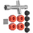 thumbnail image 4 of Adaptador RC de 12 mm 7 mm de espesor adaptador de cubo de rueda de aluminio de 12 mm diseño profesional de alta precisión respetuoso con el medio ambiente para 1/10 RC Car ANGGREK Otros, 4 of 8