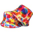 thumbnail image 3 of CoCopeaunts Graffiti Bob Cap Hip Hop Bucket Hat Foldable Double-Sided Fishing Hat Tie Dye Gorros Men Women Beach Sun Fisherman Hat, 3 of 8
