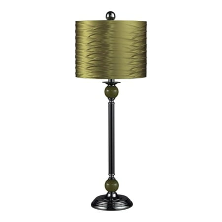Dimond Lighting 111-1115 1 Light Table Lamp with Green Shade from the Carrington
