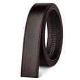 thumbnail image 5 of Catelles Men's Top-Grain Cowhide Leather Automatic Buckle Black Belts,Without Buckle ,Gift Box, Business and Casual Pant,1.38"Width Fits waist 39", 5 of 10
