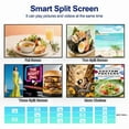 thumbnail image 3 of 55inch 4K Digital Signage Display, 2500nits High Brightness, LCD Monitor Slim Fit Frameless Advertising Display, Wall Mount Digital Display, CMS Remote Publishing, 7/24 Timer Switch, Built-in Speaker, 3 of 10