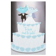 American Greetings Funny Bed Covers Anniversary Card with Foil