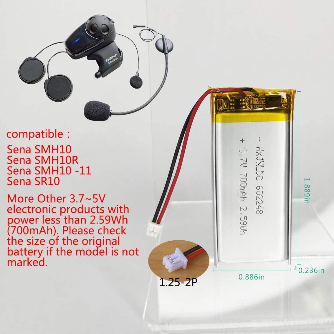 Sena smh10 replacement microphone hotsell