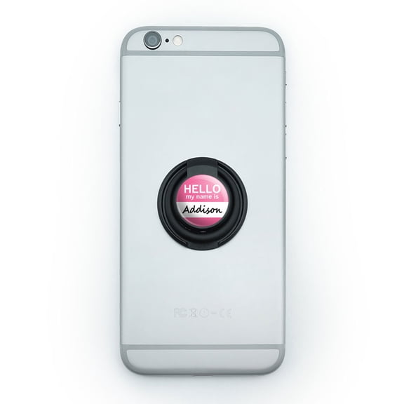 Addison Hello My Name Is Mobile Phone Ring Holder Stand