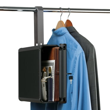 Vaultz Locking Storage Closet Locker with Key Lock, Black