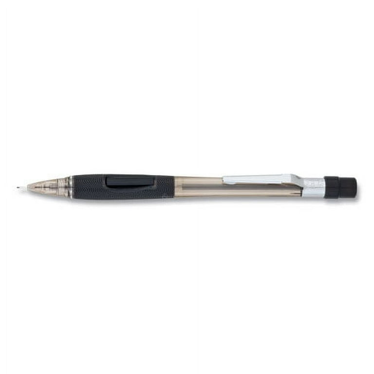 Quicker Clicker Mechanical Pencil, 0.5 mm, HB (#2), Black Lead, Smoke/Black Barrel Quicker Clicker Mechanical Pencil, 0.5 mm, HB (#2), Black Lead, Smoke/Black Barrel