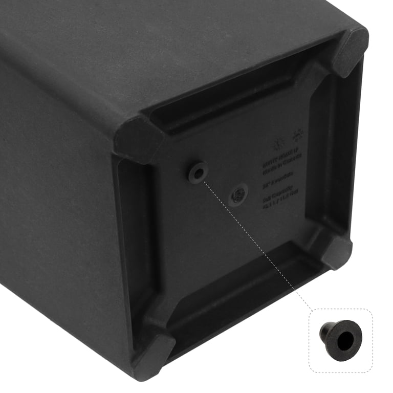 Avondale 24 Inch Recycled Slate Planter, 2-Pack photo 5