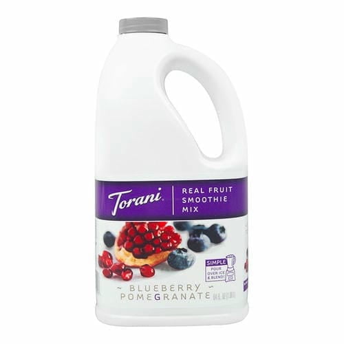 Torani Blueberry Pomegranate Fruit Smoothie Mix, 64 fl. oz (4 lbs) - Real Fruit Flavor
