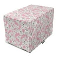 thumbnail image 1 of Spring Dog Crate Cover, Repeating Motif of Cherry Blossom Petals Flowering Summer Essence, Easy to Use Pet Kennel Cover Small Dogs Puppies Kittens, 7 Sizes, Pale Pink White Brown, by Ambesonne, 1 of 1