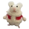 thumbnail image 4 of Mini ratón de dibujos animados con tema de Festival de decoración de animales navideños para decoración casera DIY, 4 of 6