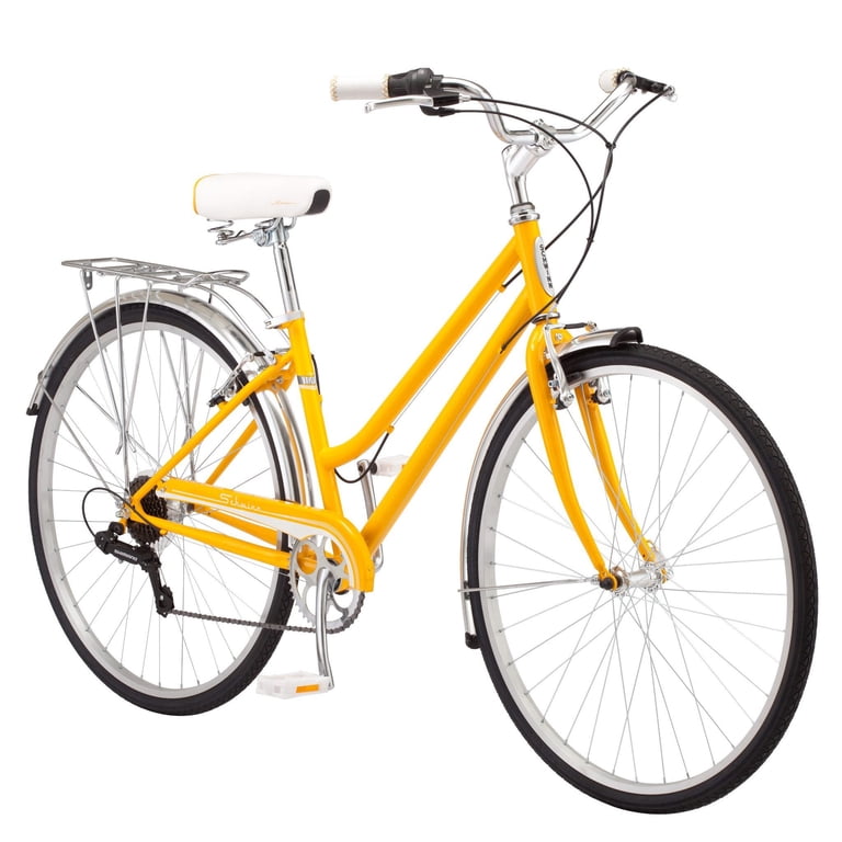 Schwinn, Hybrid Bike, 700c Wheel, Ages 14+ Mango, Steel Retro