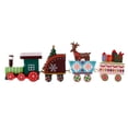 thumbnail image 1 of Tren de madera modelo encantador juguete lindo para la mesa del hogar 2023 regalos de Navidad multicolor, 1 of 3
