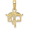 thumbnail image 3 of Solid 10K Yellow Gold LPN Symbol Pendant - 19mm, 3 of 6