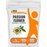 BulkSupplements Passion Flower Extract Powder - 1g per Serving - 500 Grams (1.1 lbs) - 500 Servings