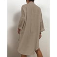 thumbnail image 7 of Bsubseach Fashion Swim Cover Ups for Women Button Down Long Sleeve Shirt Beach Outfits, 7 of 7