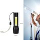 thumbnail image 4 of JShteea XPE+COB Linterna LED Recargable IPX4 3 Engranajes Antorcha Eléctrica Ajustable, 4 of 5