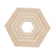 thumbnail image 4 of Telares de madera fáciles de usar, herramientas para tejer y decorar paredes. Juego de 4 piezas hexagonales, 4 of 9