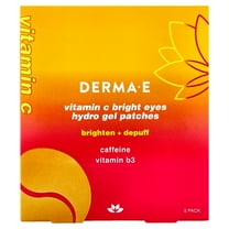 DERMA E Vitamin C Bright Eyes Hydro Gel Patches, For All Skin Types, 5 Pack