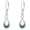 Infinity Malachite, variant on Moonstone Turquoise Malachite Dangle Hoop Earrings 925 Sterling Silver Infinity Wave Celtic Knot Clover Filigree Teardrop Earrings Jewelry Presents for Women
