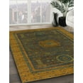 thumbnail image 2 of Ahgly Company Indoor Rectangle Abstract Reddish Brown Oriental Area Rugs, 5' x 7', 2 of 6