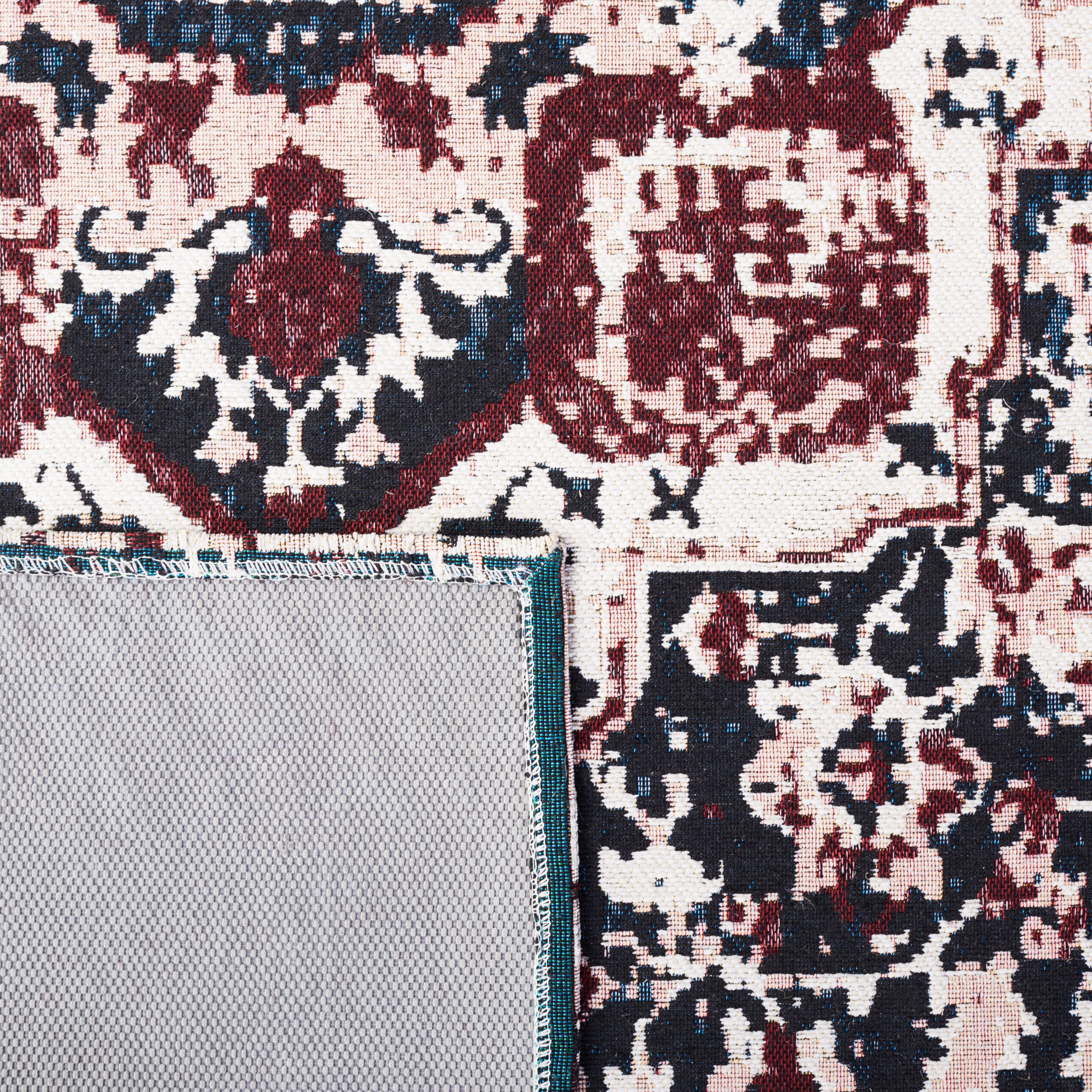 Safavieh Easy Care Salim Oriental Machine Washable Area Rug, Red/Navy, 2' x 3'4"