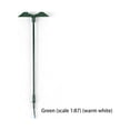 thumbnail image 3 of relayinert Model Railway Light Sand Table Scene Mini Train Lamppost DIY Miniature Metal LED Lamps Garden Yard Bonsai Decorations Green（1:87）（Warm）, 3 of 6
