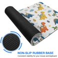 thumbnail image 6 of Long Mouse Pads for Desk,White Dinosaurs Palms Eggs Pattern Desk Mats on Top Of Desks, Desk Mouse Pad Extra Large with 3mm Non-Slip Base and Stitched Edge for Gaming,Office,Work,Home 31.5"x15.7", 6 of 6