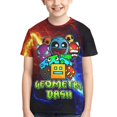 thumbnail image 2 of Geometry Dash Kids T-Shirt 3d Printed Graphic T-Shirts Boys And Girls Short Sleeve Shirts For Youth Kids X-Small, 2 of 7