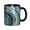 Black, variant on Water Pattern Coffee Mug Fun Custom Ceramic Mugs 11oz Black