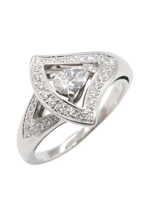 Pre-Owned Bulgari BVLGARI Diva's Dream Diamond Ring - Ring/Finger Jewelry 18KWG (White Gold)...