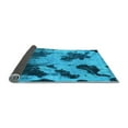 thumbnail image 2 of Ahgly Company Indoor Rectangle Abstract Light Blue Modern Area Rugs, 3' x 5', 2 of 4
