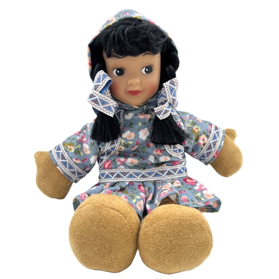 Alaskagift Alaskan Girl Doll With Blue Kuspuk