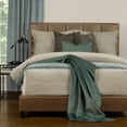 thumbnail image 4 of SIScovers Mixology Padma 6-piece Bed Cap Comforter Set with Sewn Corners Habor Grey Full 6 Piece Mid-Century Modern, 4 of 5