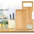 thumbnail image 4 of Expandable Wooden Over The Sink Cutting Board with Juice Groove for kitchen, Wood Kitchen Sink Cover Chopping Board for Counter Space, 4 of 6
