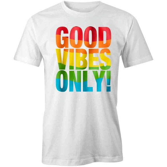 Good Vibes Only T-Shirt | Positive Vibes White Tee Gift