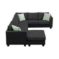 Churanty Modular Sectional Sofa with Storage Ottoman Couch L Shape