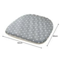 thumbnail image 6 of Mosey Non-Slip Breathable Dining Cushion Machine Washable Living Room Kitchen Chair Seat Mat Super Soft Hip Protective Cotton Linen Seat Cushion Household Supplies, 6 of 8