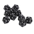 thumbnail image 1 of 10PCS Polyhedral  Set, Plastic Lightweight 20 Sided Clear Numbers  Table Game for Role Playing Table Games, 1 of 7