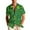 ZI-Green—Button Up Shirts, variant on BVOFAR Men's Summer Beach Shirts Short Sleeve Button Down Shirt St. Patrick's Day Printed Top Cuban Resort Wear Green XXXL