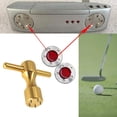 thumbnail image 2 of Soidarity Llave de tornillo de putter de golf, kit de agujeros de 5 pines de acero, herramientas de peso portátiles Golf Oro Soidarity OD020956-02, 2 of 6