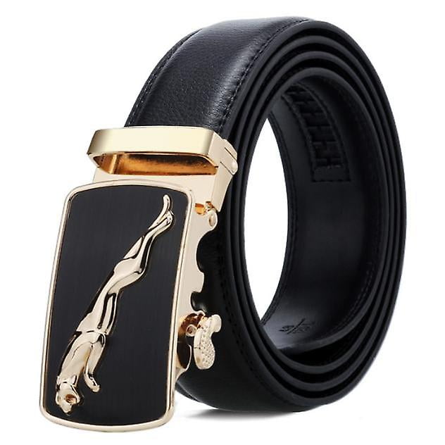 Cinturón para hombre Cinturón con hebilla automática informal para hombre Cuero suave de negocios ShuxiuWang 8390613691149