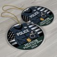 thumbnail image 3 of Year/Text/Name Christmas Ornaments Gift for Police Sergeant, First Christmas As A Police Officer Ornament 2025, Custom Gift Police Christmas Ornaments, 3 of 5