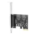 thumbnail image 3 of Tarjeta PCI Express de Pin, Tarjeta PCI Express Tarjeta de expansión de 25 Pines Tarjeta PCI Express para Escritorio Altamente versátil, 3 of 8