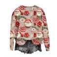 thumbnail image 4 of Sudadera con capucha de Papá Noel y reno para Navidad, sudadera con capucha con estampado 3D de dibujos animados de anime para hombres, mujeres y adultos unisex, 4 of 4