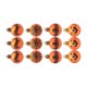 thumbnail image 2 of 12 piezas de adornos de bolas colgantes de Halloween, accesorios de bola irrompibles duraderos para Naranja, 2 of 9