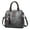 Grey, variant on Women's Handbags Large Capacity Hobo Bags Crossbody Bucket Shoulder Satchel Purses(Black)