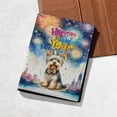 thumbnail image 5 of Happy New Year with Yorkshire Terrier Fireworks Holiday Xmas Winter 2025 Travel Passport Wallet Yorkie Dog Lover Gifts PU Leather Passport Holder Cover - 00025, 5 of 5