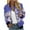 Blue, variant on Pisexur Womens Jacket Windbreaker Jacket Trench Coats Fall Jackets Women's Casual Fashion Printed Pocket Zippered Coat