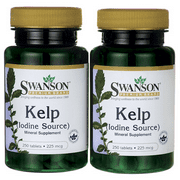 Swanson Kelp Iodine Source 225 mcg 500 Tabs